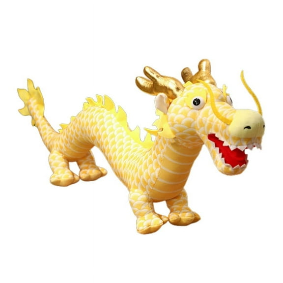Cartoon Dragon Stuffed Animals Party Gift Toy Spring Festival Chinese New Year Decoration Large Dragon Handcrafts