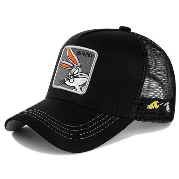 Cartoon Duck Anime Embroidered Hat Trucker Hat Big Mouth Monster Mesh Baseball Cap