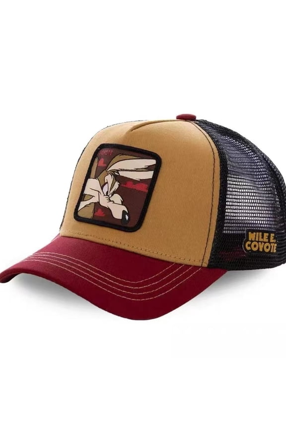 Cartoon Duck Anime Embroidered Hat Trucker Hat Big Mouth Monster Mesh Baseball Cap