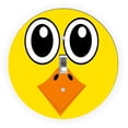 thumbnail image 1 of Cartoon Duck Face Design - Round Light Switch Plate Cover - Single Toggle, 1 of 1