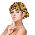 thumbnail image 1 of Cartoon Ducks Silk Bonnet for Sleeping Women Men, Adjustable Elastic Satin Bonnet Bonnet for Sleeping, Soft Similar Silk Curly Cuteness Hair Bonnet for Sleeping, 1 of 7