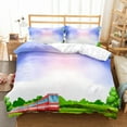 thumbnail image 1 of Cartoon Duvet Cover Set Double Single King Size Polyester Comforter Cover Transport Car Pattern Qui, 1 of 5