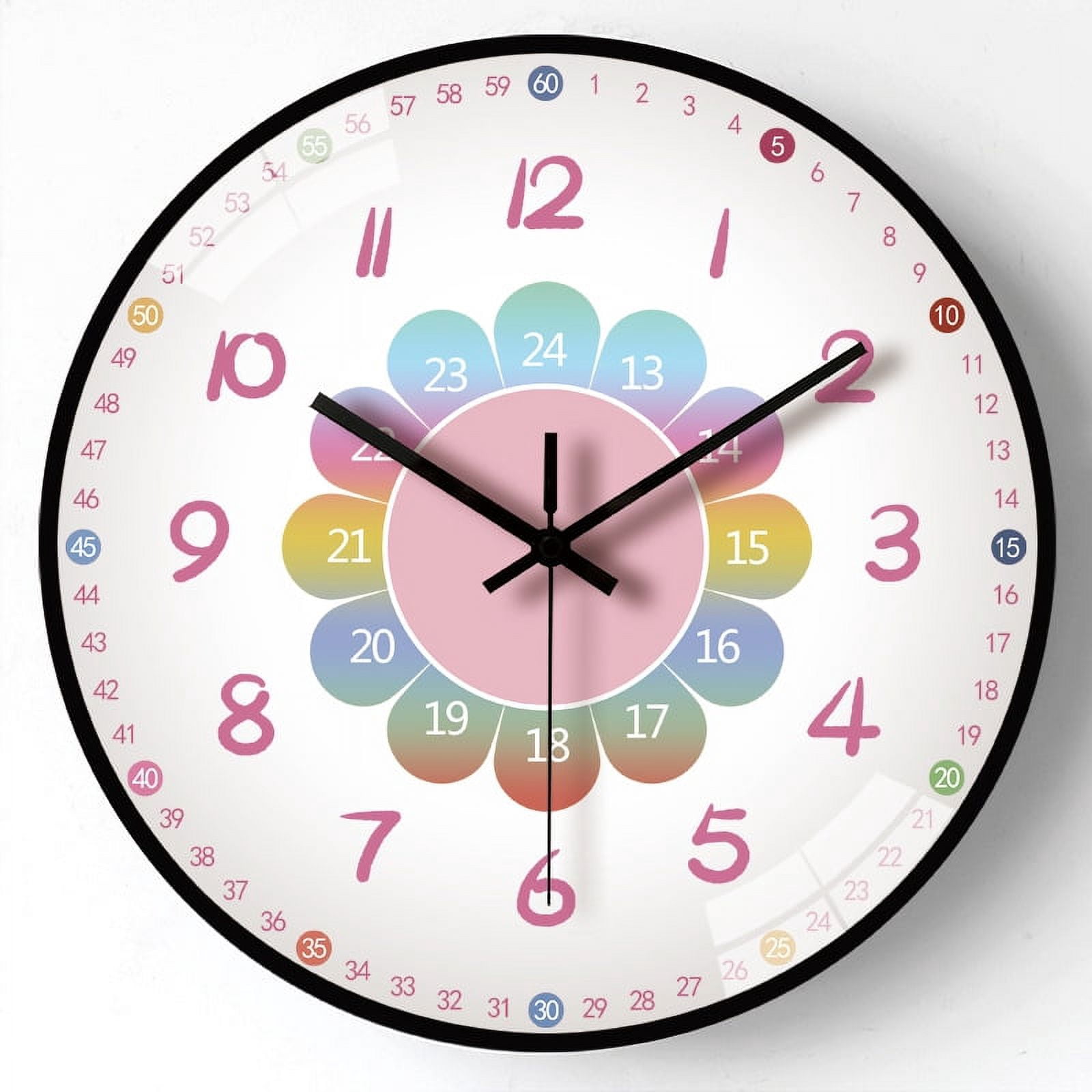Cartoon Early Childhood Education Wall Clock 8 Inch/12 Inch Wall Clock ...
