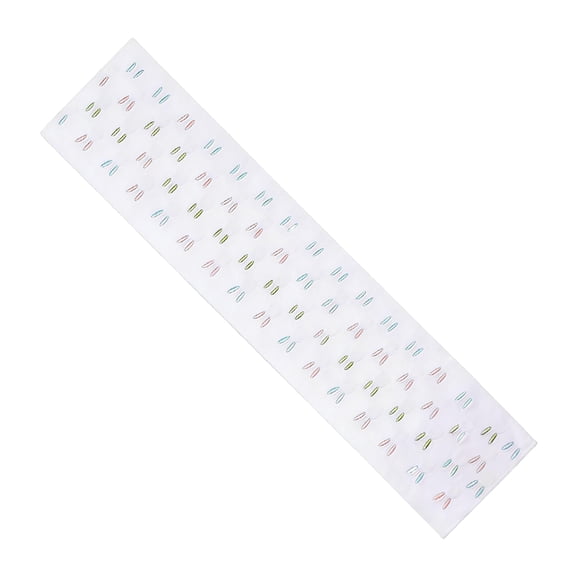 Cartoon Easter Table Runner – Polyester Decorative Bunny Flag for Holiday Home & Dining Table, 13x72 Inch