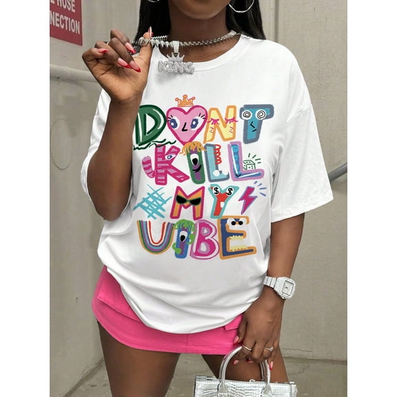 Cartoon Element - Print 90s Vibe Cartoon Tee