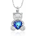 thumbnail image 1 of Cartoon Elephant / Bear Urn Necklace Cremation Jewelry for Ashes Crystal Elephant / Bear Cremation Jewelry for Ashes Memorial Urn Necklaces for Ashes Pendant Human Pet Ashes Holder Keepsake Gifts, 1 of 7