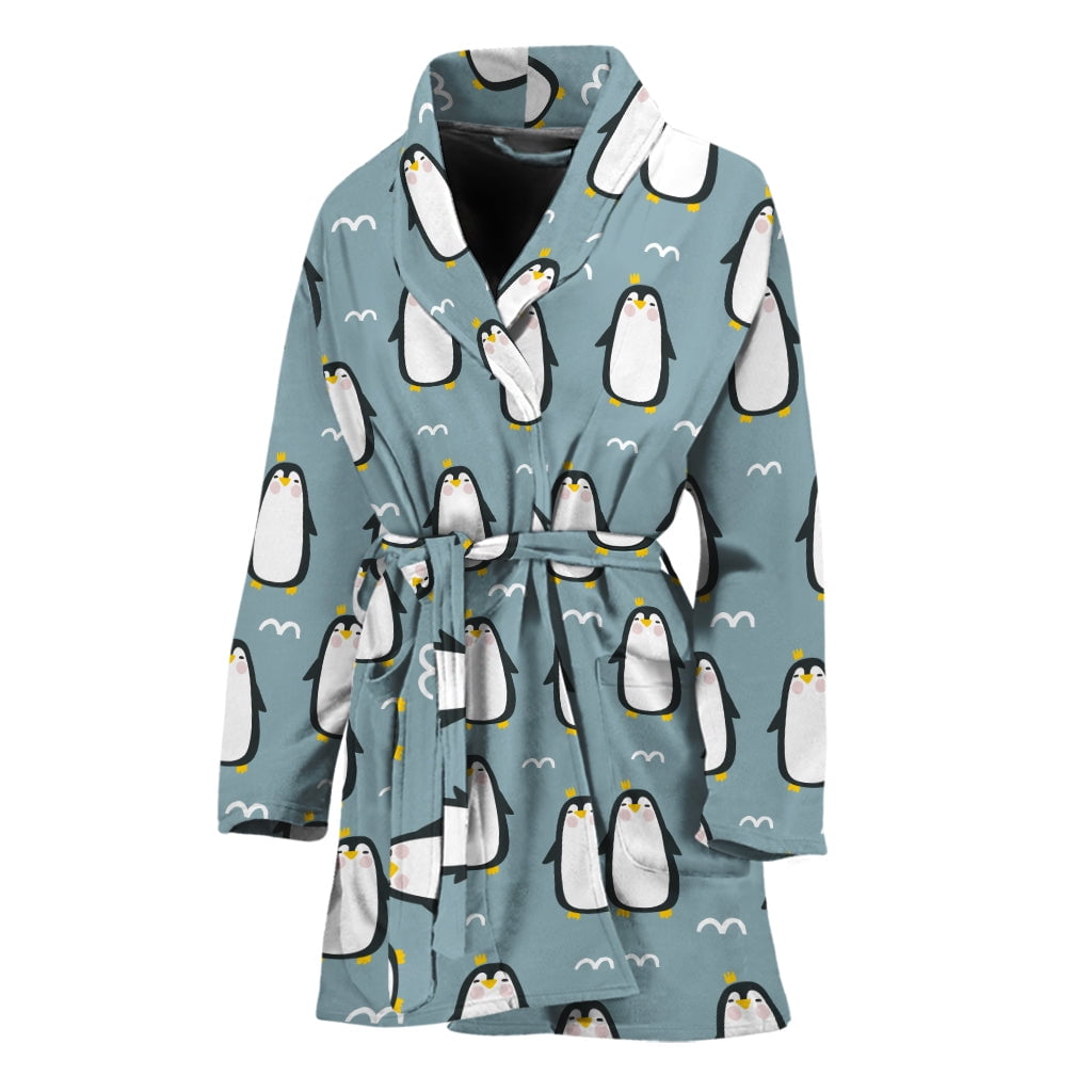 Cute Penguin Face Pattern Women Bathrobe One Size Univeral Fits, Penguin Fashion Lightweight Plush Fleece Long Robe For Women - Walmart.com Cute Penguin Face Pattern Women Bathrobe One Size Univeral Fits, Penguin Fashion Lightweight Plush Fleece Long Robe For Women - Walmart.com