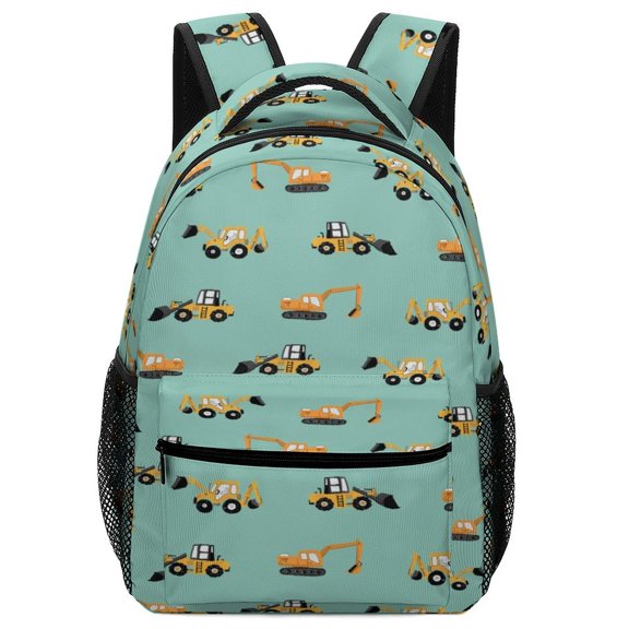 Cartoon Engineering Car Backpack for Business Daypack College Canvas Bags Durable