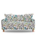 thumbnail image 1 of Cartoon English Hand Drawn Letters Couch Cover Combination Stretch Sofa Covers For Living Room L Shape Slip-Resistant Slipcover, 1 of 5