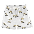 thumbnail image 1 of Cartoon Excavator Pattern Swim Trunks Quick Dry Beach Pool Board Shorts Lightweight Stylish Print Sizes 2T to XL, 1 of 8