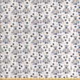 thumbnail image 1 of Ambesonne Cartoon Fabric by the Yard Upholstery, Animal Print Illustration, 10 Yards, Peach Grey, 1 of 4