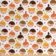 thumbnail image 1 of Cartoon Fabric by the Yard, Repetitive Pattern with Cheerful and Irregular Stars, Upholstery Fabric for Dining Chairs Home Decor Accents, Cream and Multicolor by Ambesonne, 1 of 4