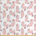 thumbnail image 1 of Ambesonne Cartoon Fabric by the Yard Upholstery, Unicorns, 5 Yards, Multicolor, 1 of 4