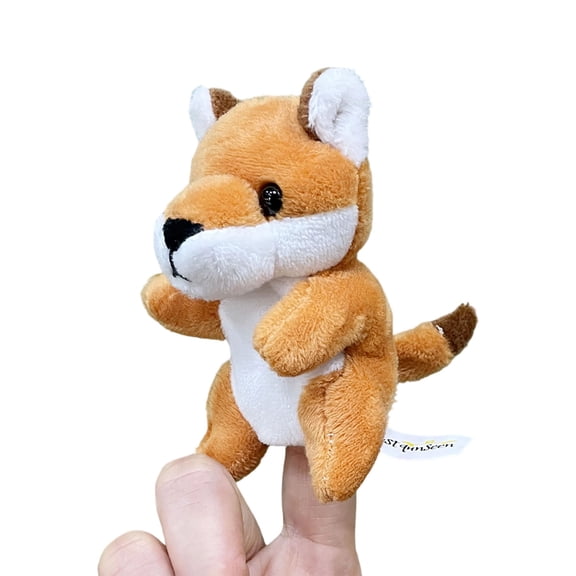 Cartoon Finger Puppet Soft Plush Toy For Family Bonding Interactive Role Play Game Story Telling Activity Toy