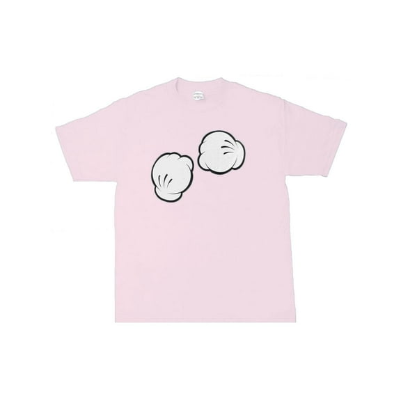 Cartoon Fists Graphic T Pink, 2XL