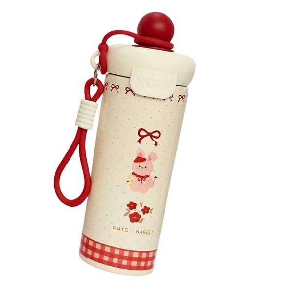 Cartoon Float Ball Stainless Insulated Water Bottle With Seal Fit In Car Cup Holders And Bags