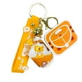 thumbnail image 1 of Cartoon Floating Tiger Keychain Liquid Quicksand Keyring Charm Bag Car Pendants, 1 of 1