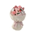 thumbnail image 1 of Cartoon Floral Bouquet Plush Toy - Pink Princess-Themed Birthday Gift for Girls, Safe & Durable, 1 of 5