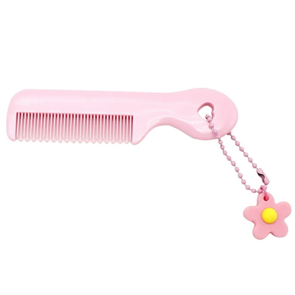 Cartoon Floral Hair Comb Anti-static Plastic Massage Comb For Children Student Girl Cute Portable Hair Comb Hair Styling