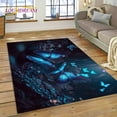 thumbnail image 1 of Cartoon Flower Fantasy Butterfly HD Carpet Rug for Home Living Room Bedroom Sofa Doormat r Kids Area Rug Non-slip Floor Mat, 1 of 5