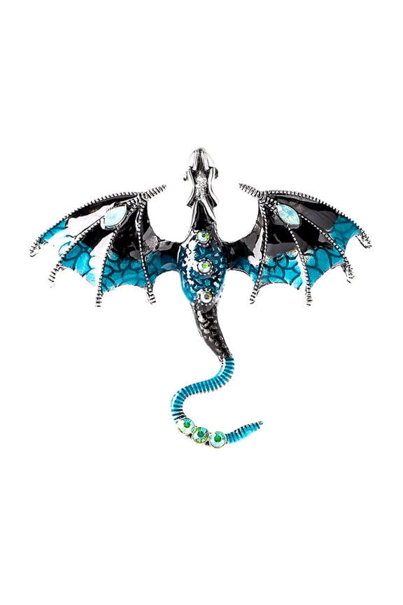 Cartoon Flying Dragon Shaped Brooch Pin Party Brooch Pin