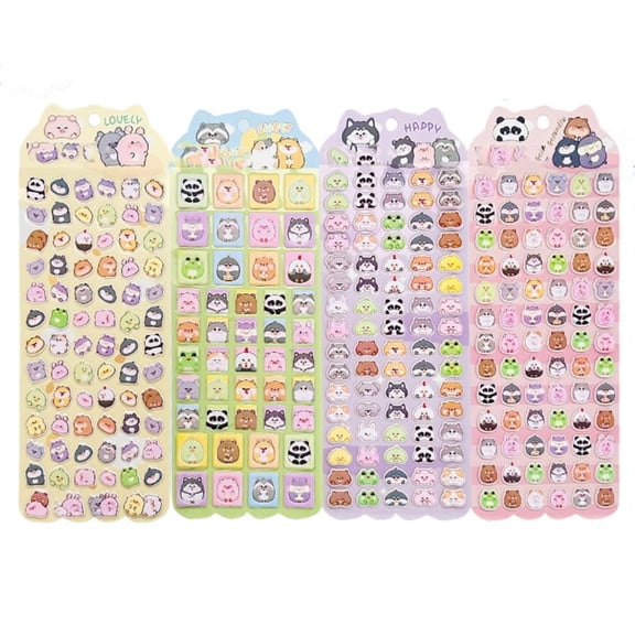 Cartoon Foam Sticker Kids Motivational Sticker for Water Bottle Notebook Journal Scrapbooking Children Rewarding