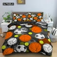 thumbnail image 1 of Cartoon Football Duvet Cover Colored Graffiti Sports Theme for Boys Teens Bedroom Decorations Beddin, 1 of 5