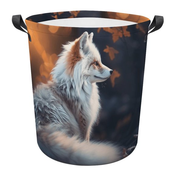 Cartoon Fox Dreamy Laundry Basket Storage Basket Controller Clothes Organizer Bin Waterproof
