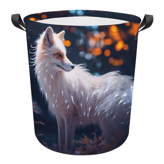 Cartoon Fox Dreamy Laundry Basket Storage Basket Controller Clothes Organizer Bin Waterproof