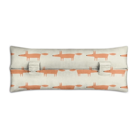 Cartoon Fox Floral Art Seat Belt Pillow for Surgery - Soft Chest Protector After Mastectomy, Lightweight & Travel-Friendly for Patients (Foxy Forest Sky Design)