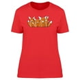 thumbnail image 1 of Cartoon Foxes Family T-Shirt Women -Image by Shutterstock, Female Small, 1 of 2
