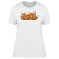 thumbnail image 1 of Cartoon Foxes Family T-Shirt Women -Image by Shutterstock, Female x-Large, 1 of 2