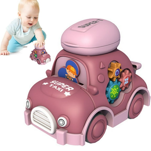 Cartoon Friction Push and Go Toy CarsPush Along Toy Vehicle Kids Toy Vehicle Kids Toys,for Babies and Toddlers , Baby Birthday Gift