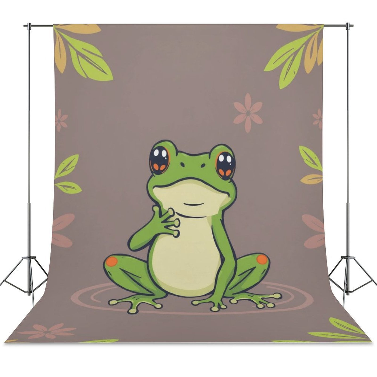 Cartoon Frog Backdrop Baby Shower Newborn Portrait Girl Boy Birthday ...