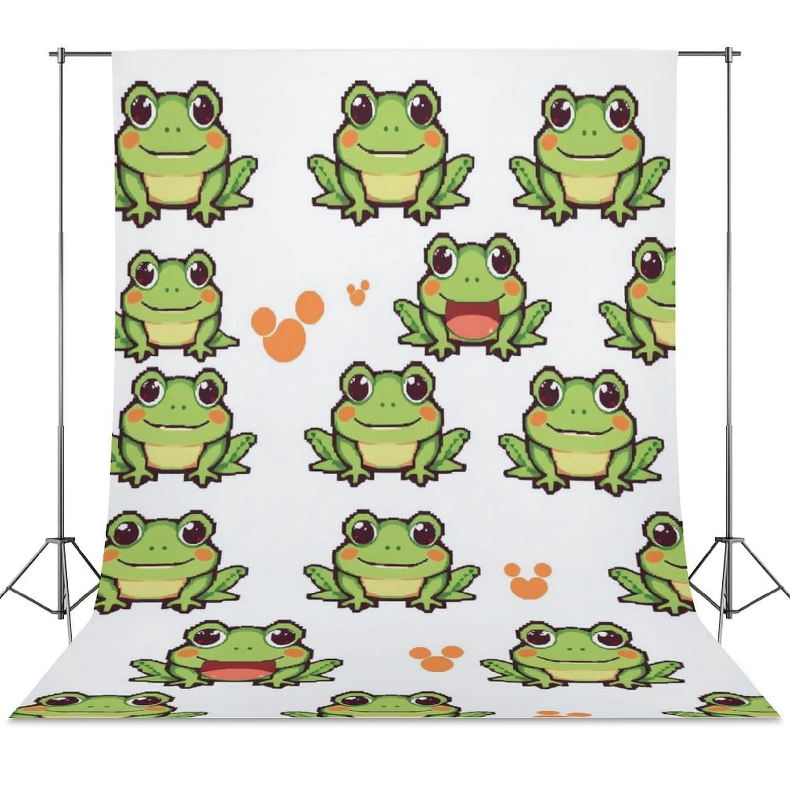 Cartoon Frog Decorations BackdropPortrait Photography Background ...