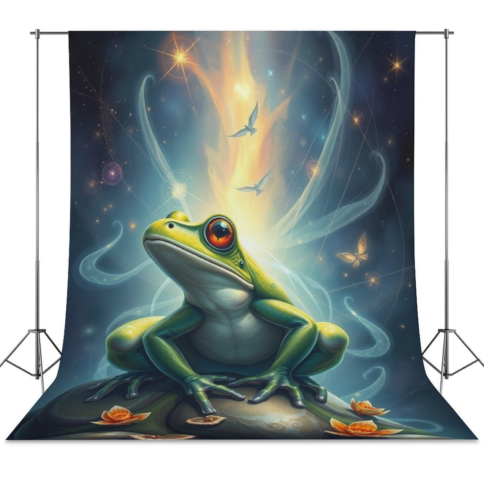 Cartoon Frog Photography Backdrops Adult Photostudio Props Decors ...