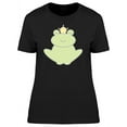 thumbnail image 1 of Cartoon Frog With A Crown T-Shirt Women -Image by Shutterstock, Female Large, 1 of 2