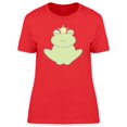 thumbnail image 1 of Cartoon Frog With A Crown T-Shirt Women -Image by Shutterstock, Female x-Large, 1 of 2