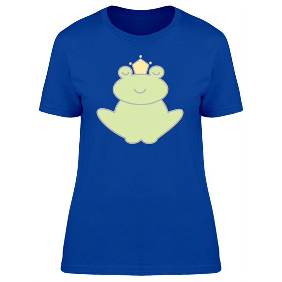 Cartoon Frog With A Crown Tee Women's -Image by Shutterstock