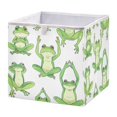 Cartoon Frogs7 Storage Box, Fabric Cube Storage Box, Collapsible