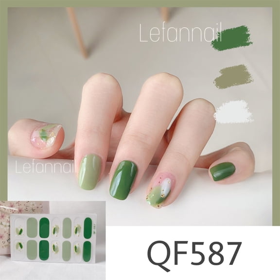 Cartoon Frosted Art Full Cover Nail Stickers for Elegant Manicure Designs