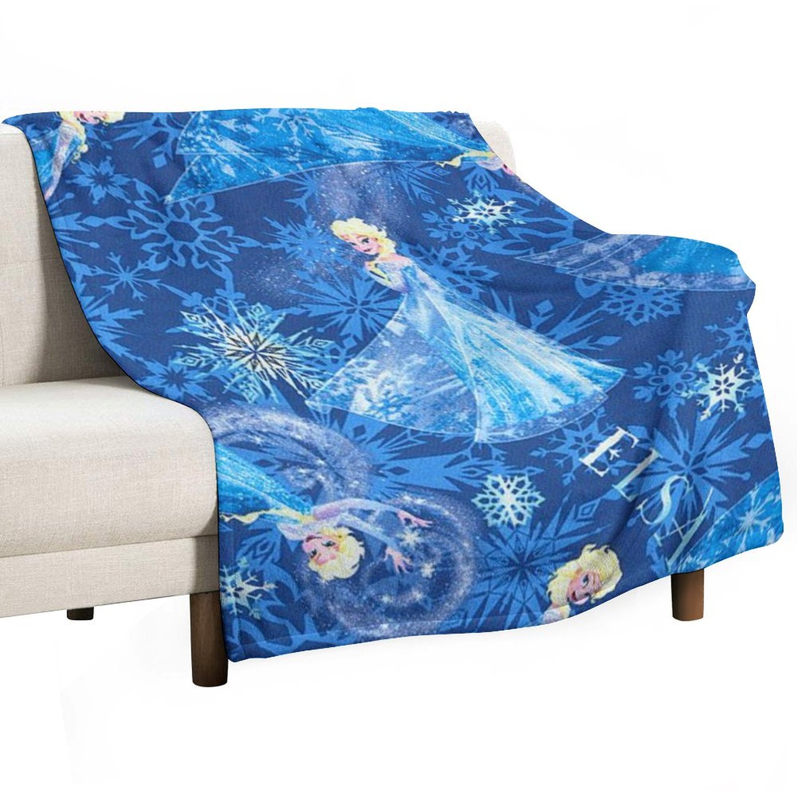 Cartoon Frozen Cute Throw Blanket Soft Bed Bedding Warm Cozy Plush