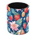 Cartoon Fruit Circular Pencil Holder, Pen Cup Makeup Brush Holder