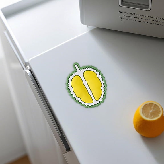 Cartoon Fruit Fridge Magnets Cute Design Durable Easy to Clean Ideal for Kids Kitchen Decor Yellow 5cm