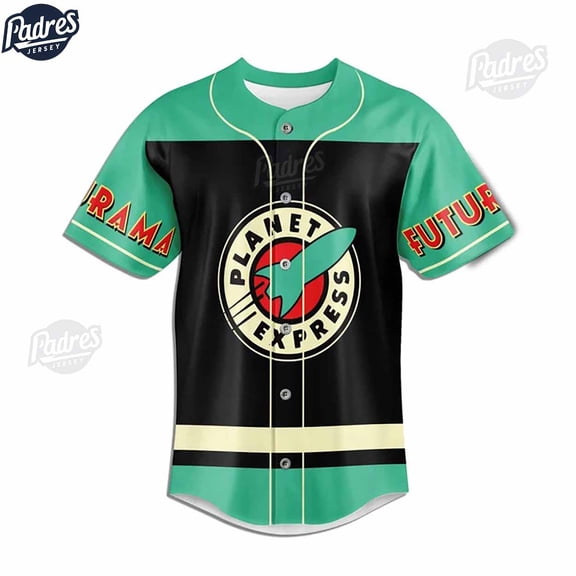 Cartoon Futurama Custom Baseball Jersey Style