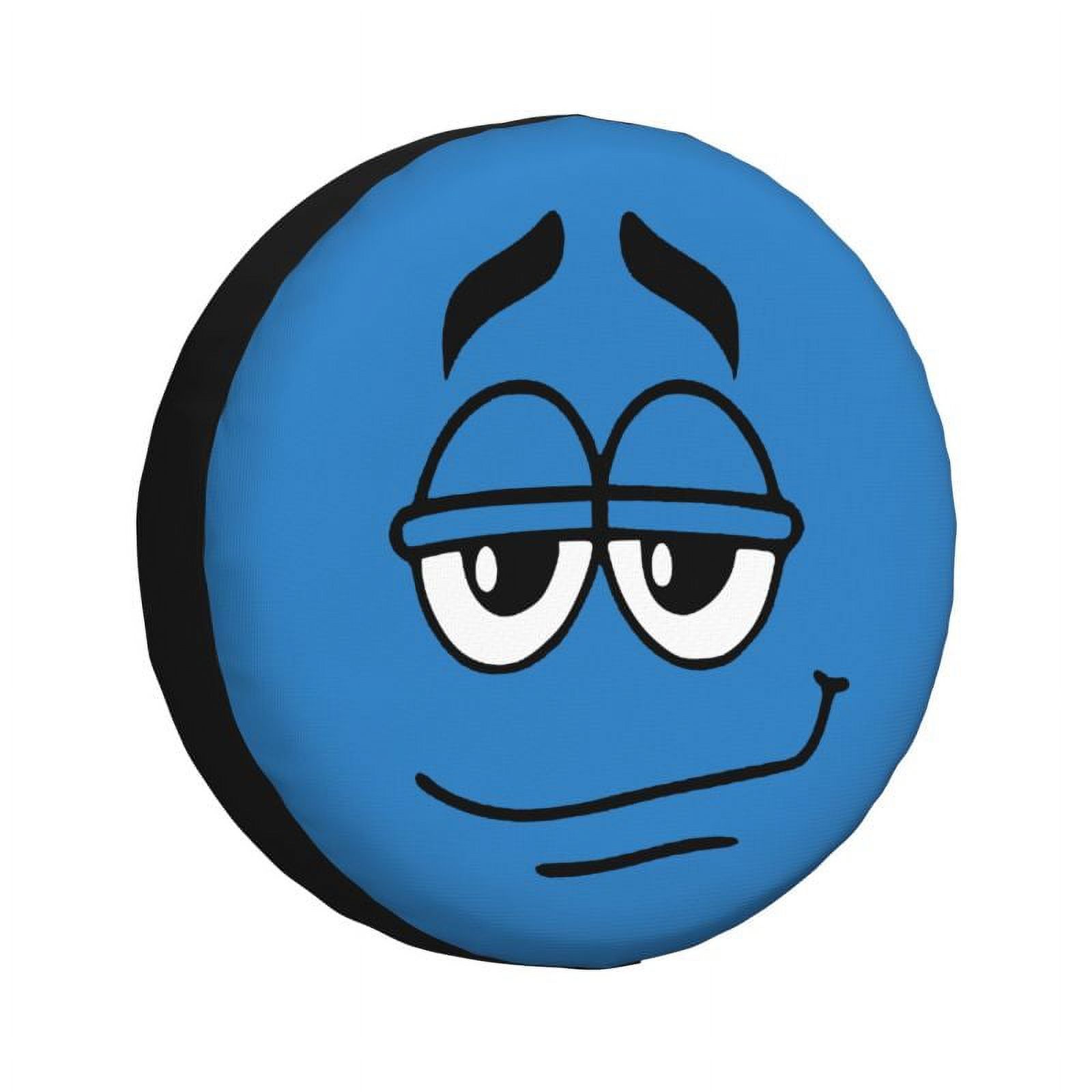 Cartoon Game Brown Goomba Face Tire Cover 4WD 4x4 Trailer Spare Wheel