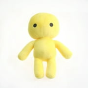 Cartoon Game Wobly Character Plush Toy,Cute Yellow Man and Green Octopus Doll Toys for Game Fans and Kids