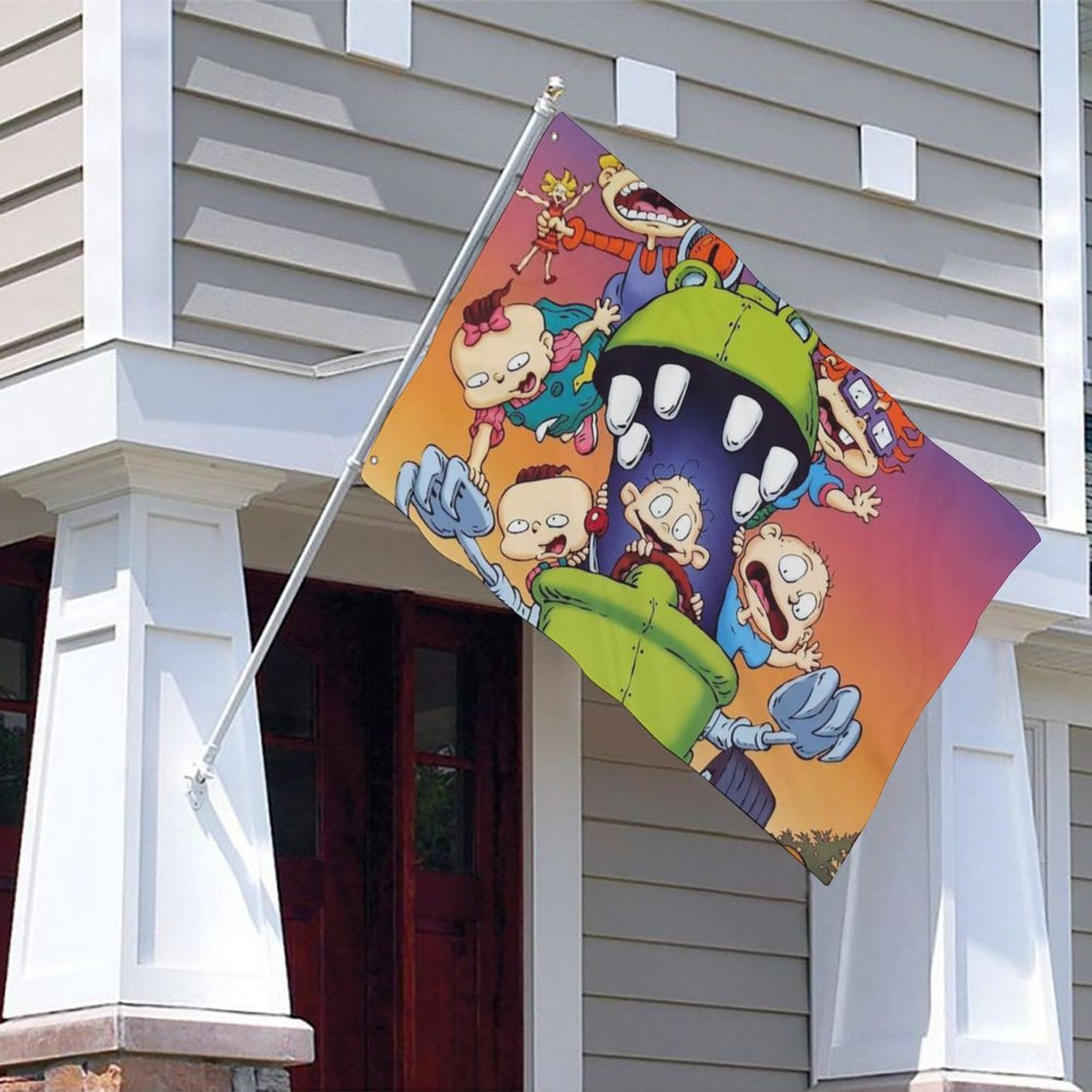 Double Sided House Flagsnull