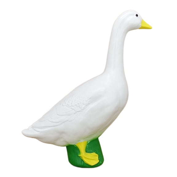 Cartoon Geese Figurine Realistic Resin Landscape Ornament Handmade Sculpture