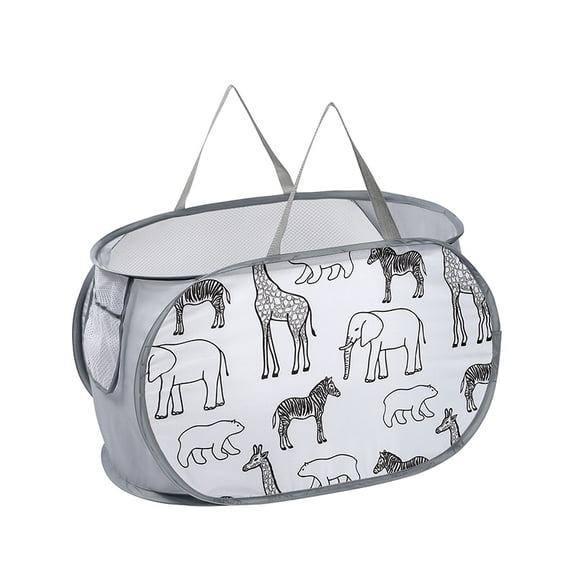 Cartoon Giraffe Laundry Basket Home Dirty Clothes Basket Miscellaneous Sorting and Storage Basket Bathroom Organizer Storage